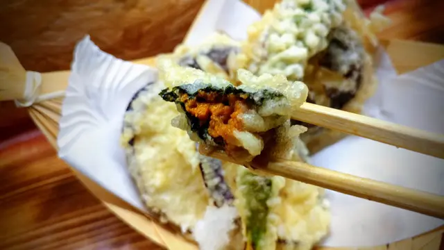 海膽野菜天婦羅