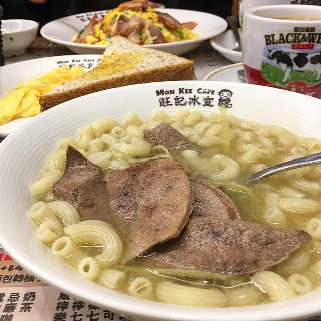 鮮薑汁豬膶雞湯通粉