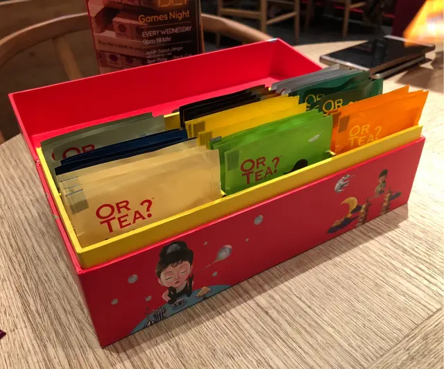 Set  lunch  -  tea  selection 