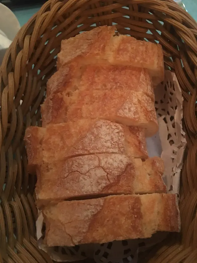 餐前的法國麵包