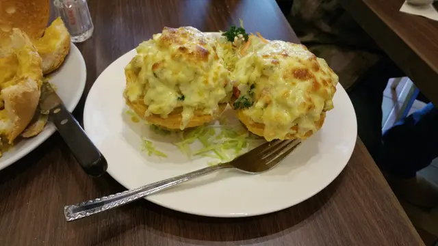 芝士薯蓉焗马介休球