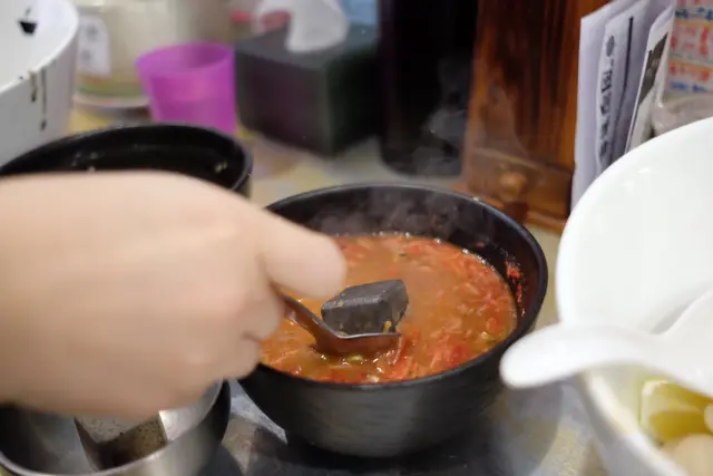 魚介豚骨蕃茄海蝦沾麵