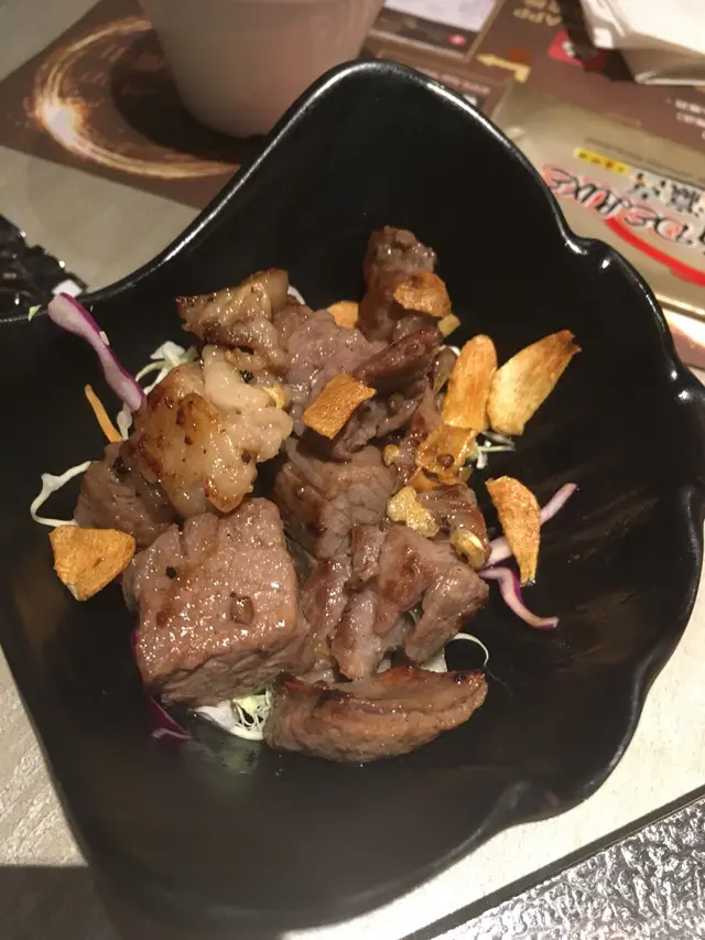 蒜香牛肉粒