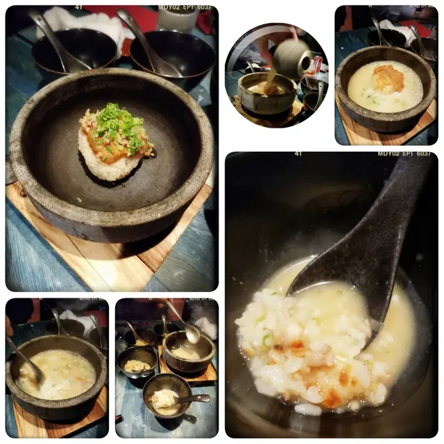 燒飯團茶漬飯/香蔥味噌白雞湯（$108）