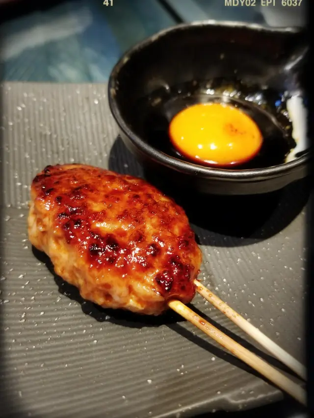 手作免治雞肉串