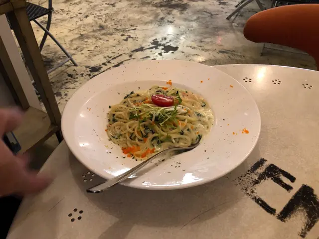 煙三文魚菠菜忌廉意粉