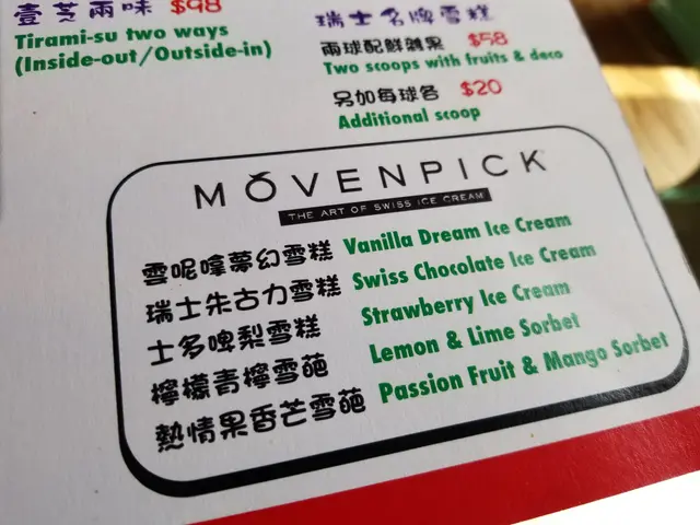 甜品雪糕探用 MÖVENPICK 雪糕