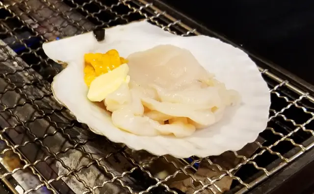 海膽帆立貝牛油燒