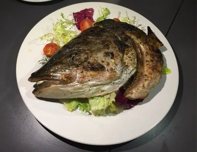 呢個魚頭一上枱，香到不得了，魚油多到成碟都係，煎得好！
