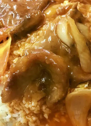 鮮茄豬扒飯炒底
