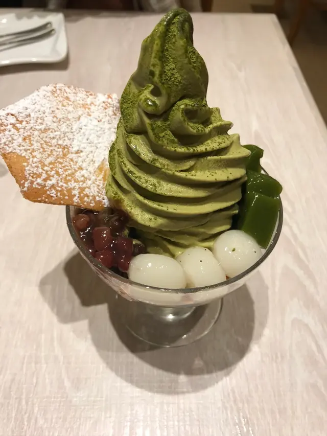 京都宇治抹茶軟雪糕芭菲