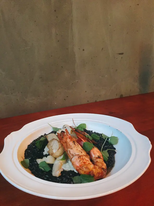 海鮮墨汁意大利飯