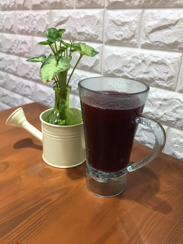 自家製山楂洛神花茶