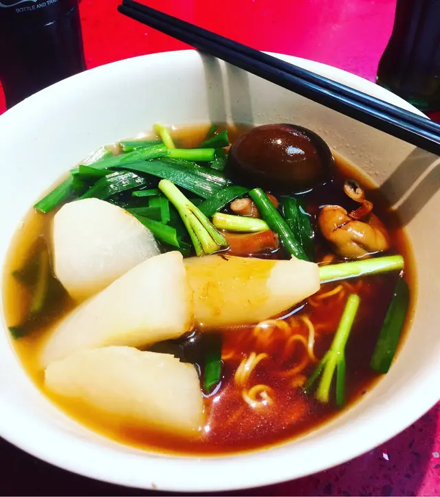 蘿蔔  韮菜  鹵水蛋  豬大腸👍🏻      超級好吃😋