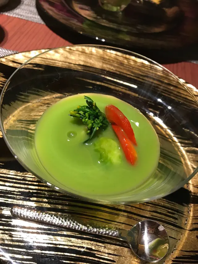 凍湯,有好強嘅草青味