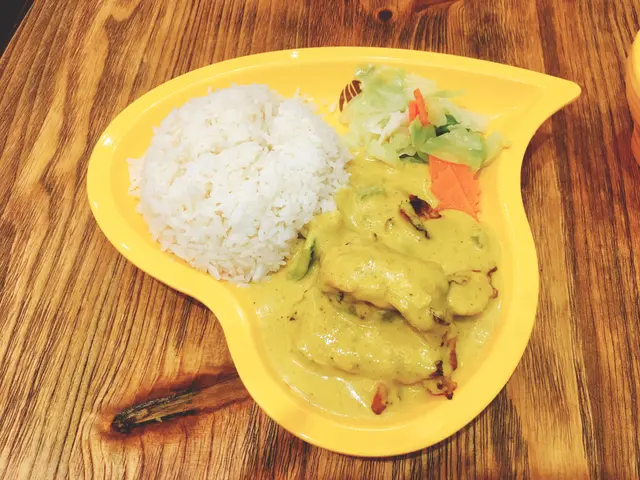 泰式黃咖喱燒雞扒飯
