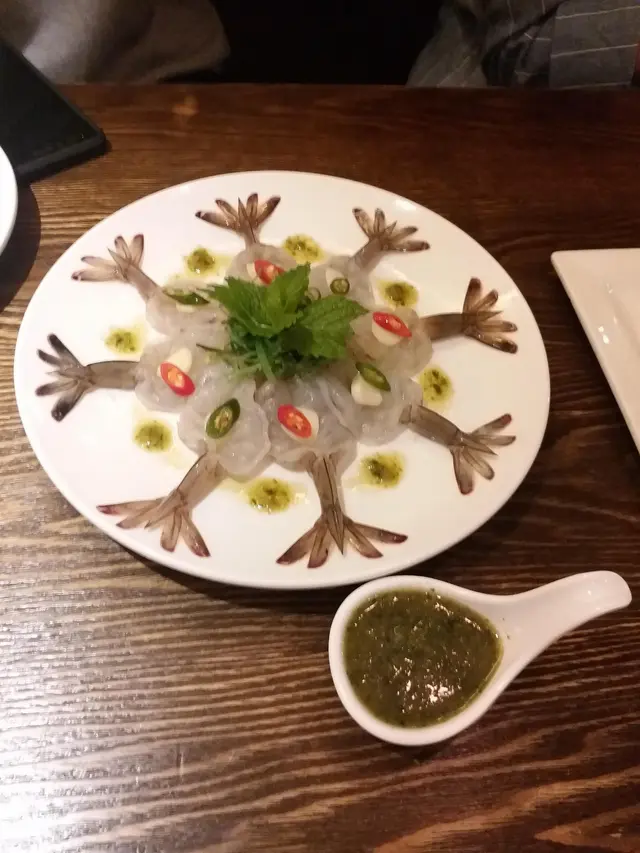 泰式鮮蝦刺身