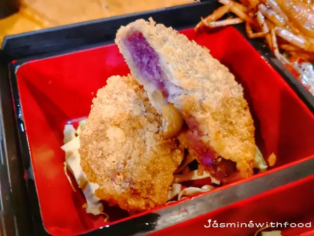 炸日本紫薯甘栗餅