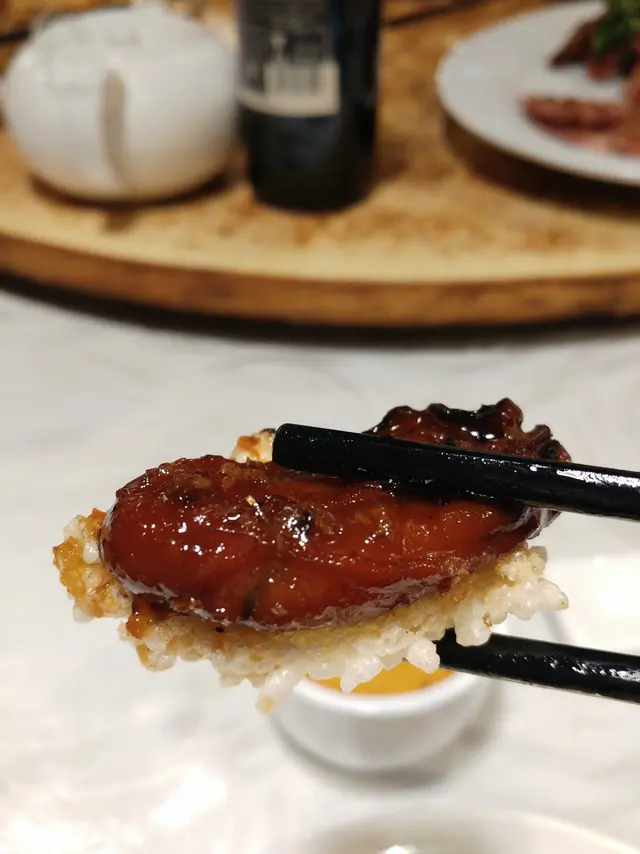 桂花蜜柚子煎金蠔鍋巴