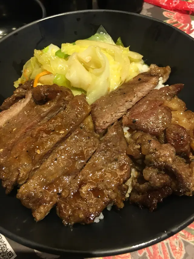 網燒牛扒飯