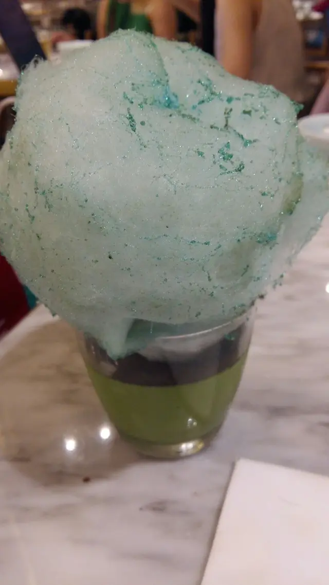 賣相滿相，味道唔錯，都係打卡精選，甜品拼盤入邊其中一個選項，可選1A2B。有棉花糖都係選項A，至於乾冷上都係選項B