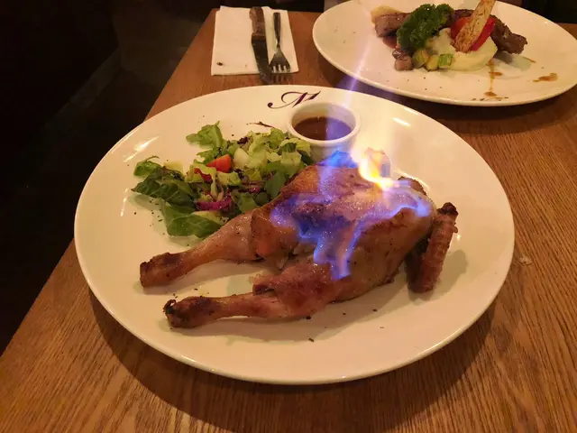 美國春雞焗釀黑松露菌汁意大利飯