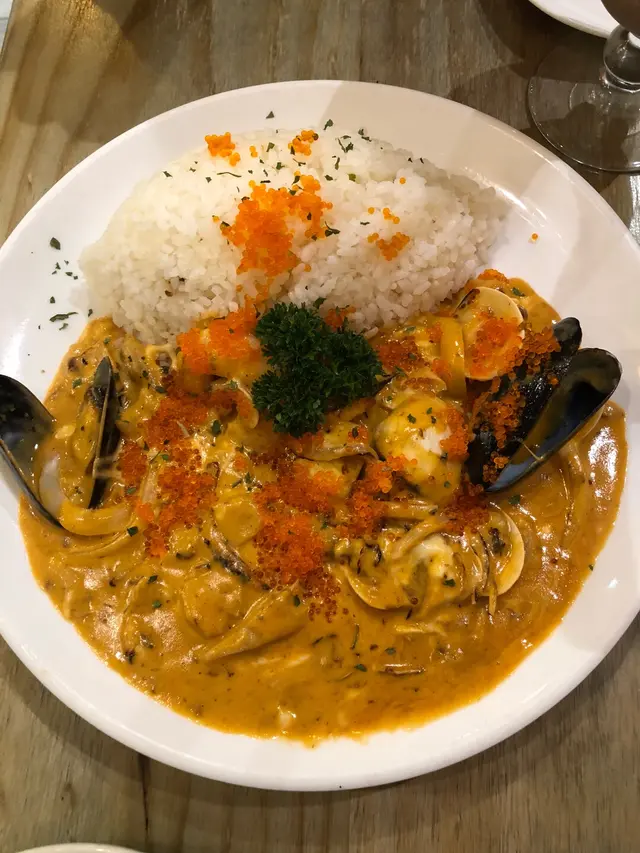 芝士龍蝦汁海鮮飯