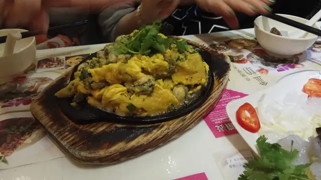 鐵板蠔仔煎蛋