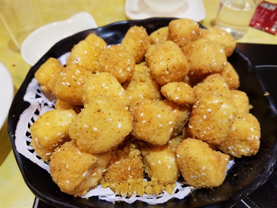 黄金脆豆腐 $ 68