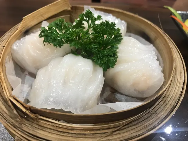 皮薄餡多蝦，而且有四件