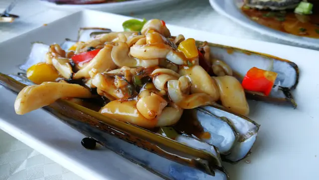 炒蟶子時間倒掌握得不錯，獻汁可以薄一點更佳