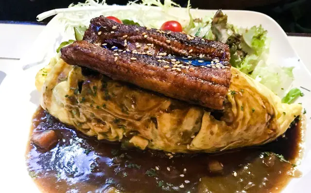 汁燒鰻魚蛋包飯