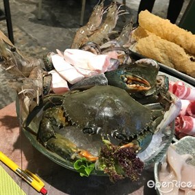 阿爺粥品手工涮涮鍋的相片 - 荃灣