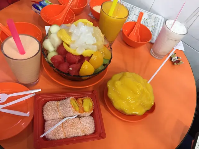 芒果糯米卷/B仔涼粉/芒果西米撈/紅毛丹冰/木瓜鮮奶/芒果冰