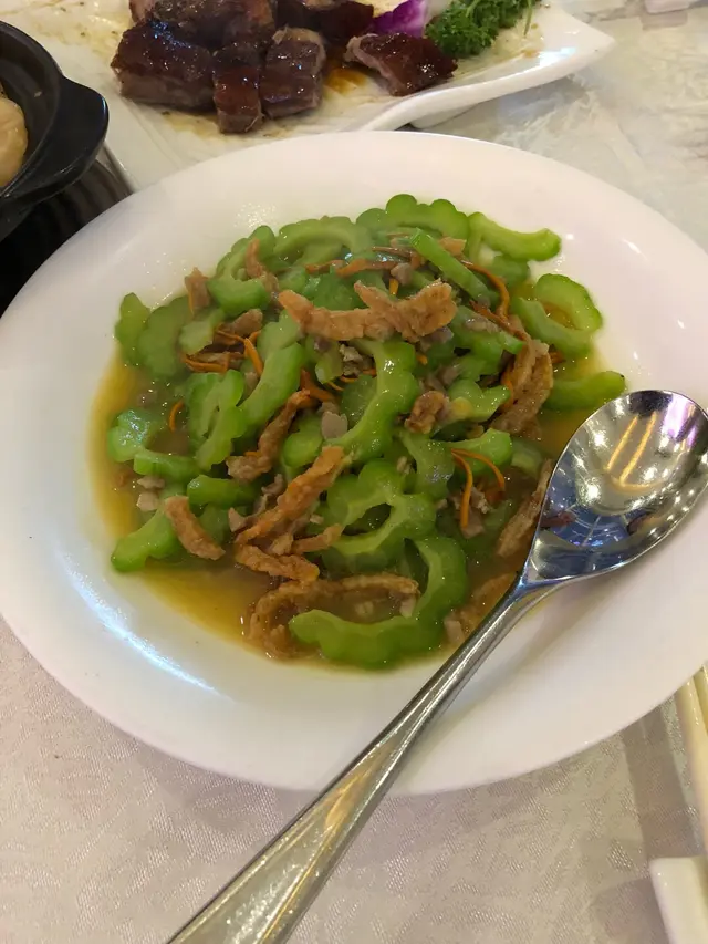 涼瓜肉碎蟲草花蝦乾