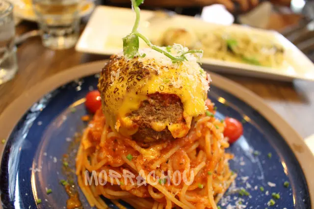 鮮茄牛肩胛肉丸義大利麵