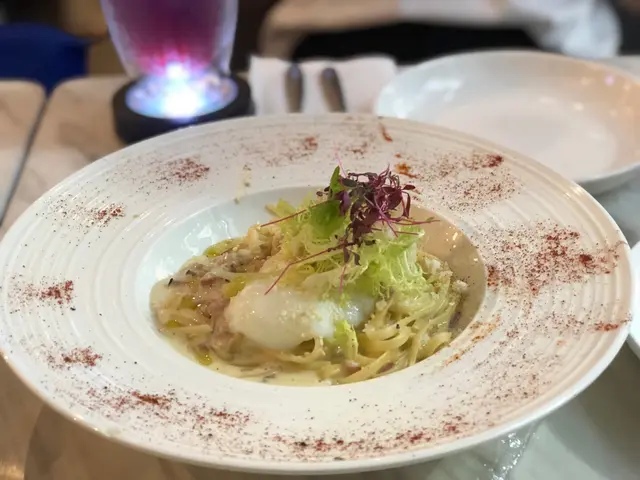 溫泉蛋卡邦尼扁意粉