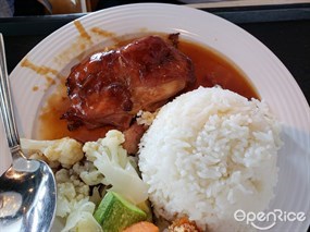 燒汁雞扒飯 - 黃竹坑的嵐灣茶座