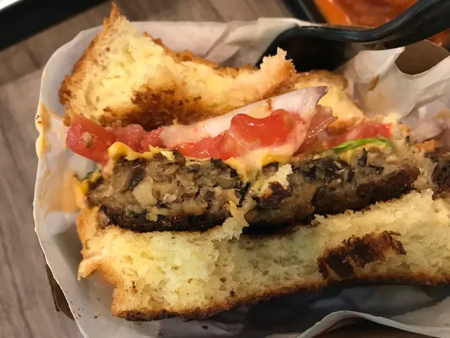 蘑菇薯蓉的漢堡排