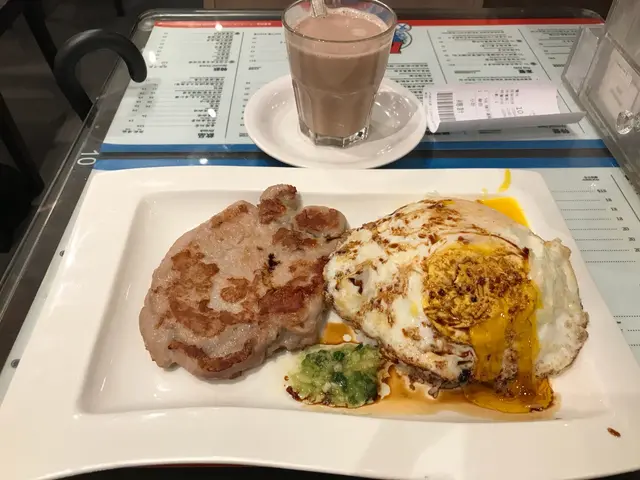 蔥油豬扒煎蛋飯