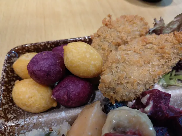 炸牛油果、番薯丸、紫薯丸