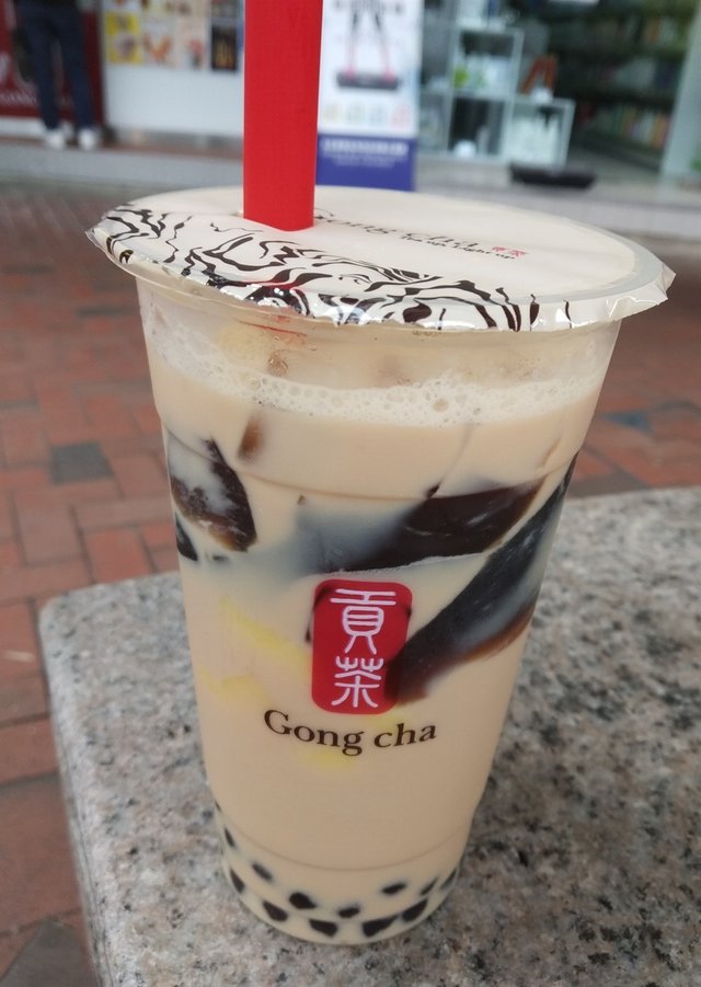 Earl Grey Milk Tea with 3J Gong Cha Bute Street s photo in