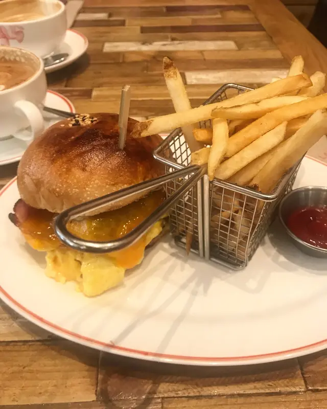 The  breakfast  sandwich  