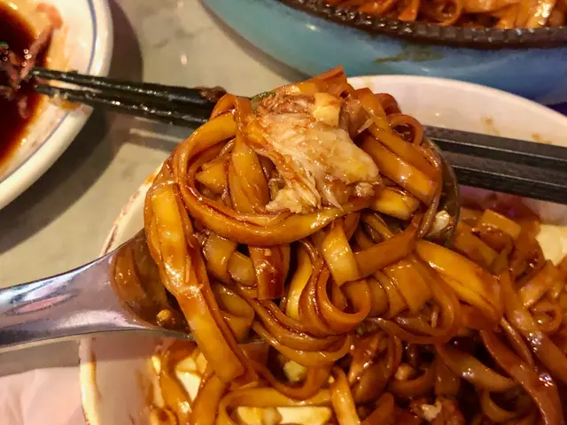 鮮蟹肉麻婆豆腐撈麵