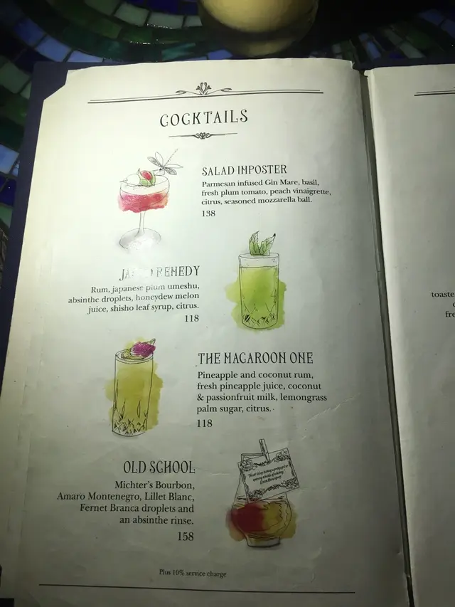Cocktails  好特別，而且價錢唔貴