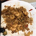 Burnt!    Definitly  tasted  dirty  wok!!!