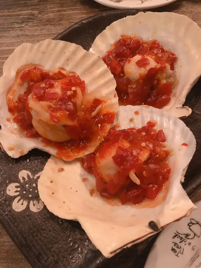 辣味的蕉蕉扇貝(三隻)