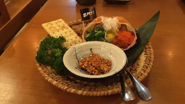 黑門令蟹味噌甲羅燒