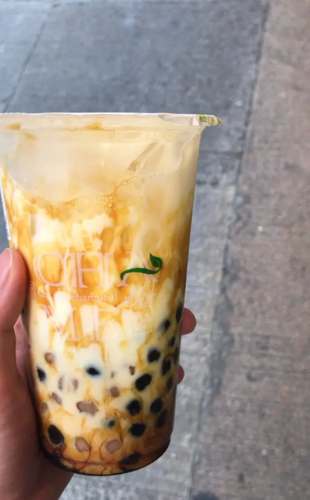 黑糖珍珠芋圓鮮奶