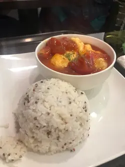 鲜蕃茄豆腐蛋炒饭